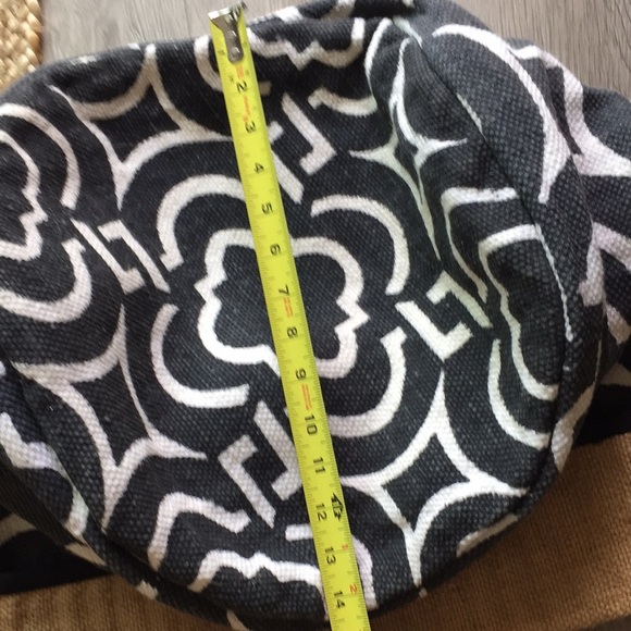 Large (2) collapsible storage bins 16.5 h x 16 deep Jute + Cotton-- a pair - Picture 7 of 11